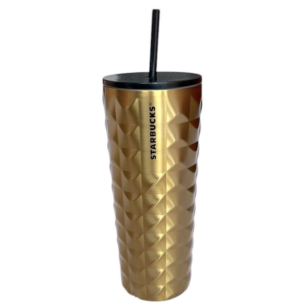 Starbucks Stainless Gold Venti Cold Cup (24 oz)